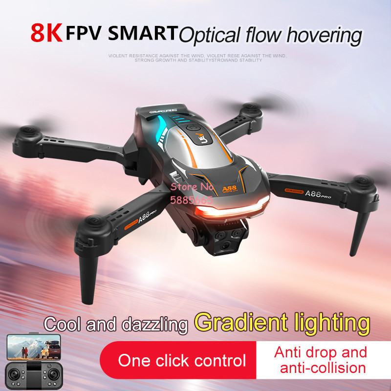 Rc Helicopter Case - โดรนถ่ายภาพทางอากาศ 8K ระบบ Optical Flow Positioning