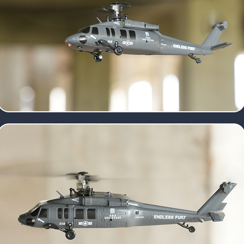 Rc Helicopter Large - เฮลิคอปเตอร์บังคับวิทยุ U9901 Brushless RTF 6CH พร้อมไจโรสโคป