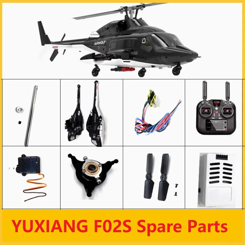Rc Helicopter Nitro - รายการอะไหล่สําหรับ YUXIANG F02S Airwolf RC เฮลิคอปเตอร์อุปกรณ์เสริมใบมีดหลักเพลามอเตอร์เชื่อมต่อ