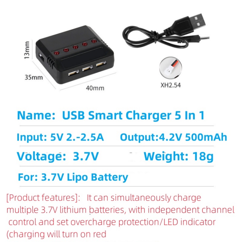 Syma X5HW X5HC X5C X5SW 3.7V 5 - Rc Helicopter Charger บทวิจารณ์และราคา