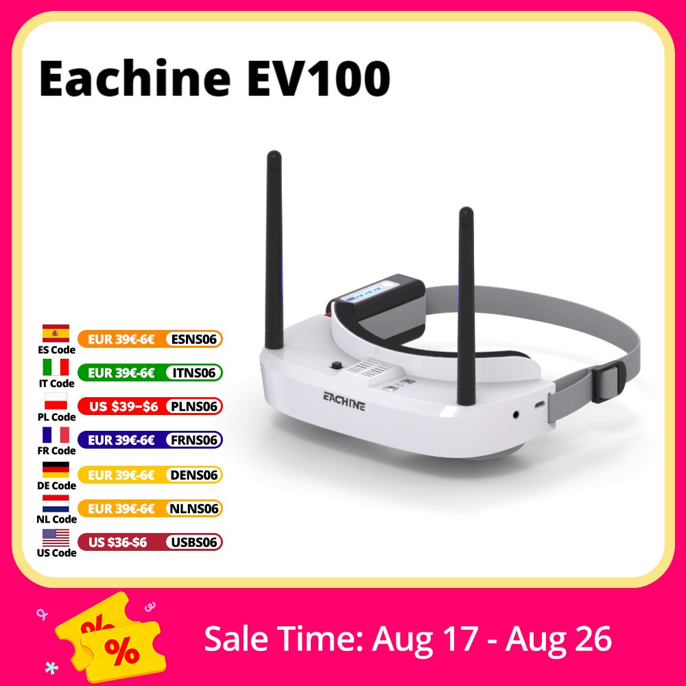 Eachine EV100 720*540 5.8G 72C - Rc Helicopter Case บทวิจารณ์และราคา
